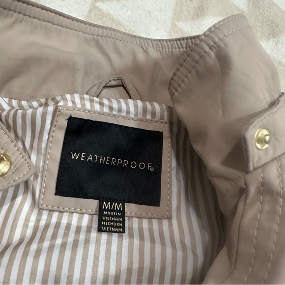 Weatherproof for Macys tan khaki waterproof full zip jacket - Picture 2 of 2